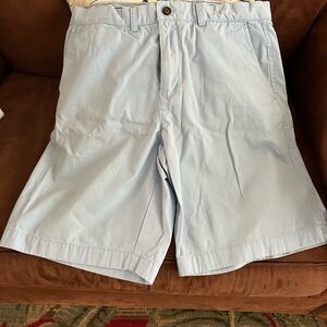 Tommy Hilfiger Sky Blue Men's Flat Front Shorts